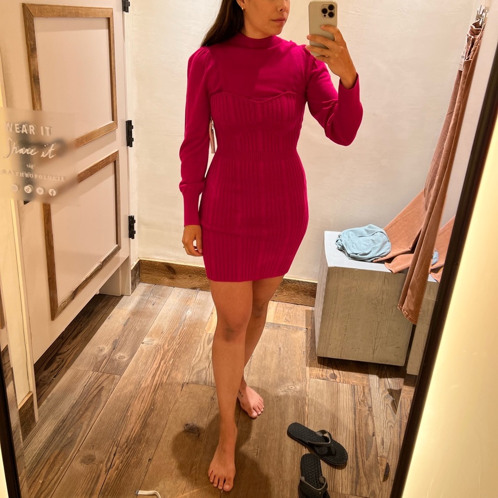 Pink Anthropologie Dress